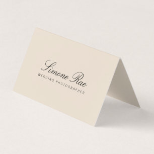 Elegante Tent-Falt-Modern-Script Visitenkarte Visitenkarten