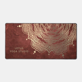 Elégante Terracotta & Or Mandala Reiki Yoga Zen