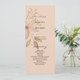 Elegante Terracotta Rodelbahn Blume Programm