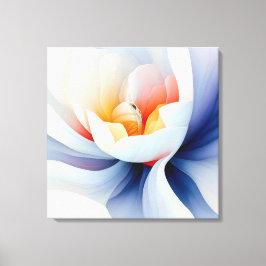 Elegante Textured Floral Art Leinwanddruck