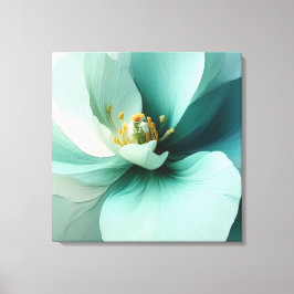 Elegante Textured Floral Art Leinwanddruck