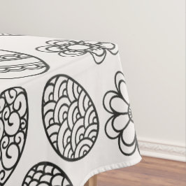 Elegante Tischdecke des Osterei-Blumenmuster-|
