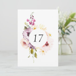 Elegante Tischnummer