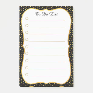 Elegante To-Do-Liste Post-it Klebezettel