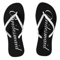 Élégante tongs de mariage de plage pour demoiselle