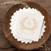 Elegante traditionelle klassische Monogramm-Wappen