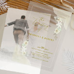 Elegante, transparente Wasserhymne Acryleinladungen<br><div class="desc">Klare Acryl-Hochzeitseinladungen bieten eine moderne und elegante Alternative zu traditionellen Einladungen auf Papier. Aus transparentem oder durchsichtigem Acryl gefertigt, bieten diese Einladungen eine einzigartige Ästhetik, die dem Glas ähnelt und gleichzeitig leichter und haltbarer ist. Ihre Transparenz ermöglicht einen atemberaubenden visuellen Effekt, der es den Gästen ermöglicht, durch die Einladung zu...</div>