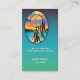 Elegante Traumreise spirituelle Heilung Visitenkarte