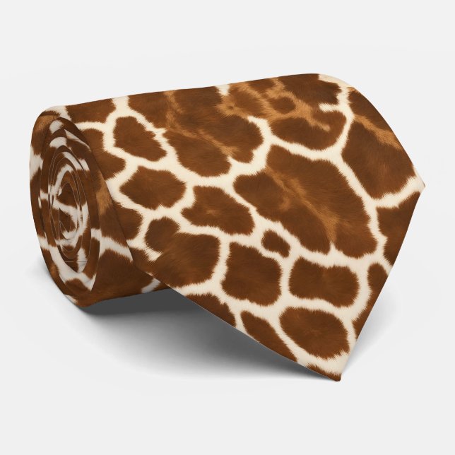 Elegante Trendy Cow Imitate Leather Collection Krawatte (Gerollt)