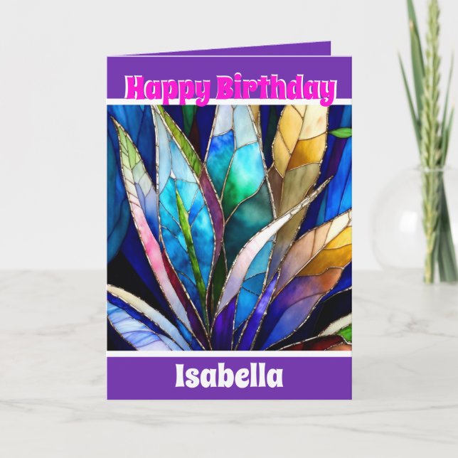 Elegante Trendy Einzigartige Sammlung Karte (Vorderseite)