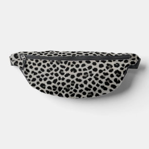Elegante Trendy Luxury White Leopard Collection Bauchtasche
