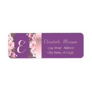 Elegante trendy romantische, violette Blume
