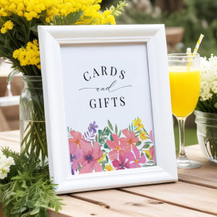 Elegante Tropische Blume - Karte und Geschenke Poster