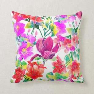 Elegante tropische Blume Kissen