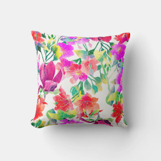 Elegante tropische Blume Kissen