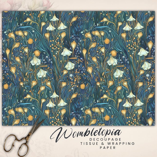 Elegante Twilight Garden Seidenpapier (Von Creator hochgeladen)