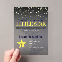 Elegante Twinkle Twinkle Little Star Baby Shower