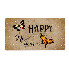 Elegante Typografie Butterfly Stars Rustikales Neu