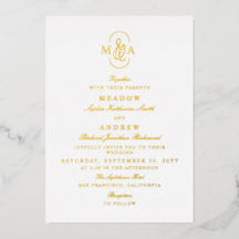 Elegante Typografie Et-Zeichen Monogramm Hochzeit