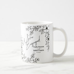 Elegante Typografie ist verlobt Kaffeetasse