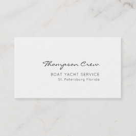 Elegante Typografie. Name der handgeschriebenen Se Visitenkarte