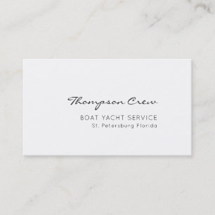 Elegante Typografie. Name der handgeschriebenen Se Visitenkarte