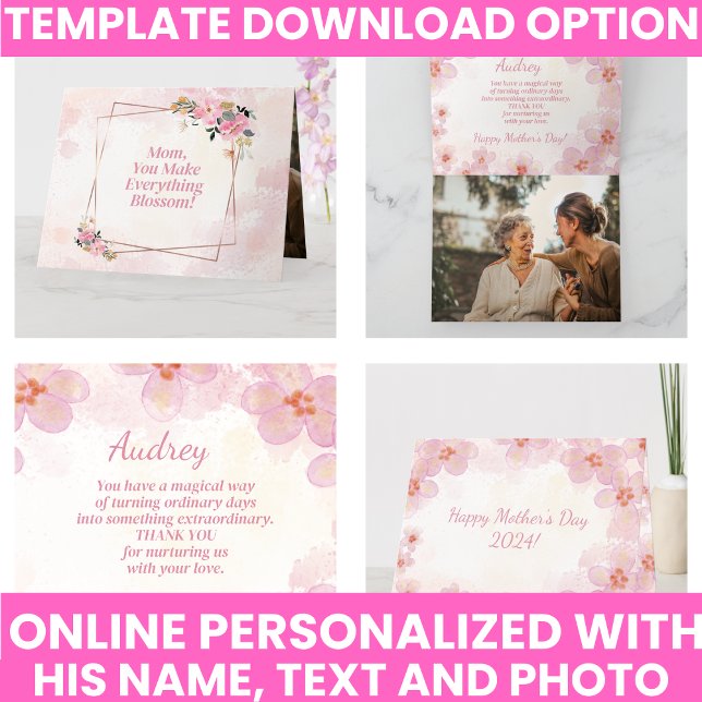 Elegante Typografie Niedlicher Blumenkeepake Karte (Elegant Typography Cute Floral Keepsake Card
)