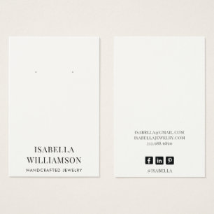Élégante typographie Elevant Bijoux Carte d'affich