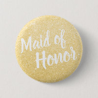 Elegante u. moderne GoldGlitter-Trauzeugin