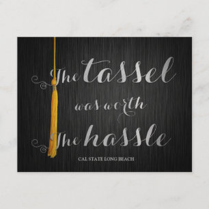 Elegante u. noble Klasse von Uni-Abschluss 2014 Ankündigung