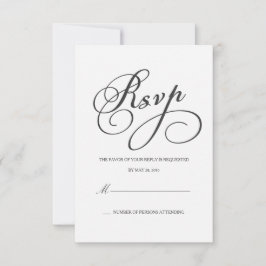 Elegante UAWG | Antwortkarte RSVP Karte