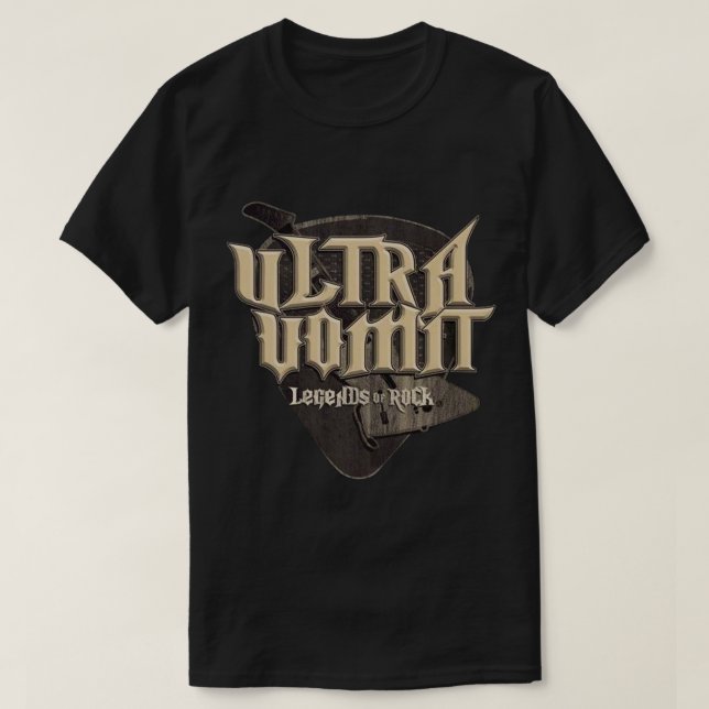 elegante Ultra Vomit Band Design Sticker.pnng T-Shirt (Design vorne)