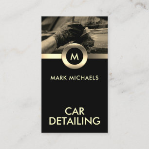 Elegante und berufliche Autodetails: Visitenkarte