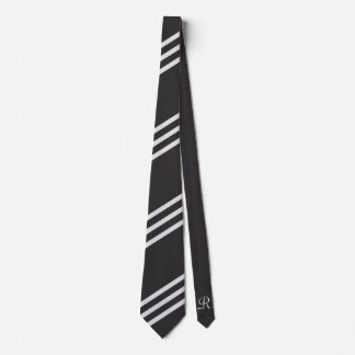 Elegante und minimale schwarze Krawatte