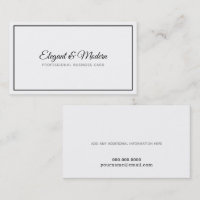 elegante und moderne handgeschriebene Prof. b/w