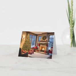 Elegante und moderne Weihnachtskarte Feiertagskarte