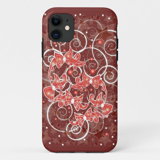 Elegante und Niedliche Weihnachtsmänner und -stars Case-Mate iPhone Hülle (Rückseite)