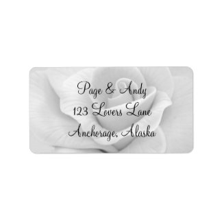 Elegante und stilvolle Hochzeit Adressaufkleber