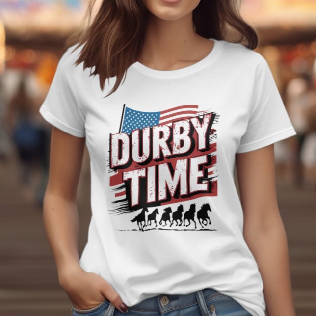 Elegante Unleashed: Derby Time Event Logo T-Shirt (Von Creator hochgeladen)