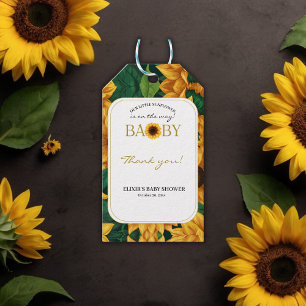 Elegante "Unsere kleine Sonnenblume" Moderne Babyd Geschenkanhänger