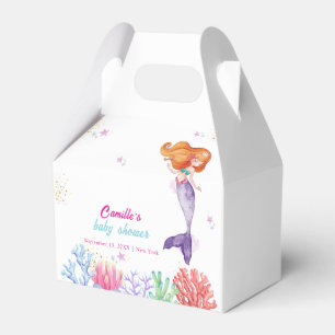 Elegante Unter dem Meer Meerjungfrau Korallen-Baby Geschenkschachtel