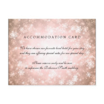 Elegante Unterkunft Kupfer Winter Wonderland