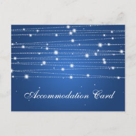 Elegante Unterkunft Sparkling Lines Sapphire Postkarte