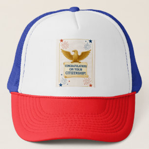 Elegante US-Staatsbürgerschaft Herzlichen Glückwun Truckerkappe