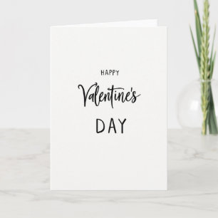 Elegante Valentinstagskarte Karte