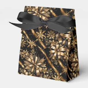 Elegante vergoldete festliche Geschenkbox Geschenkschachtel