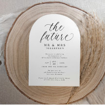 Elegante Verlobungsfeier Schwarz und Weiß