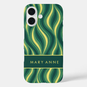 Elegante vertikale Streifen iPhone 16 Hülle