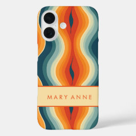 Elegante vertikale Streifen iPhone 16 Hülle