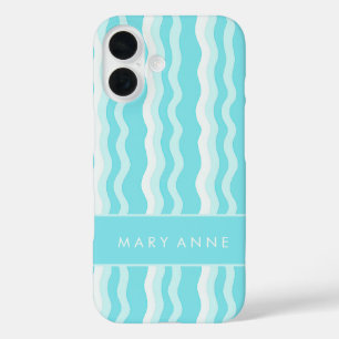 Elegante vertikale Streifen iPhone 16 Hülle
